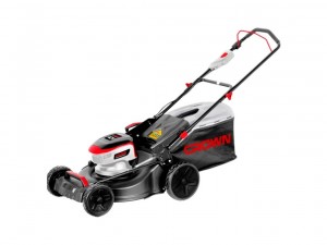 Газонокосилка аккумуляторная, с АКБ и ЗУ, 2х20В, 4Ач, бесщет. дв Crown CT29019HX-4 - фото 1