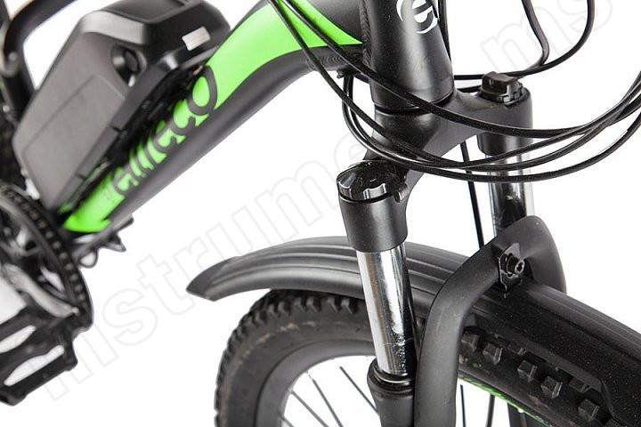 Электровелосипед (велогибрид) черно-синий Eltreco XT 800 new - фото 8