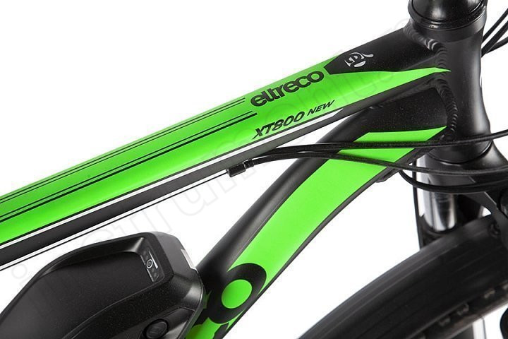 Электровелосипед (велогибрид) черно-синий Eltreco XT 800 new - фото 9