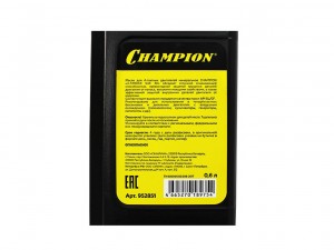 Масло 4-х тактное Champion SAE30, 0.6л   арт.952851 - фото 5